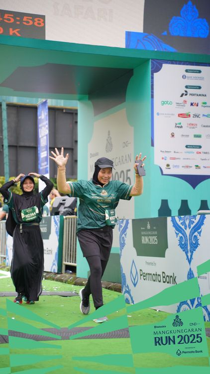 Race photo from Mangkunegaran Run 2025