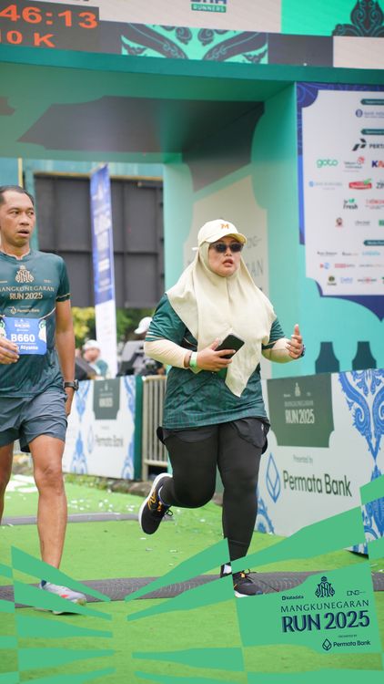 Race photo from Mangkunegaran Run 2025
