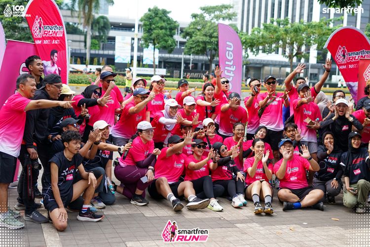 Race photo from Smartfren Run 2025 Vibes