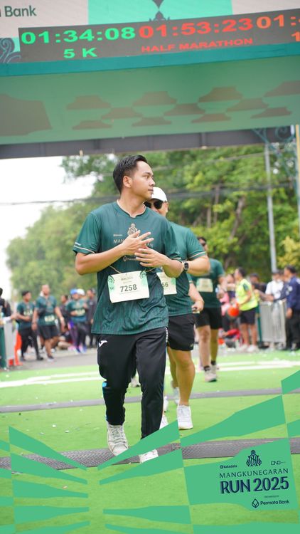 Race photo from Mangkunegaran Run 2025