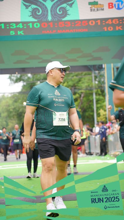 Race photo from Mangkunegaran Run 2025