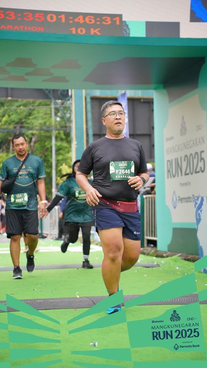 Race photo from Mangkunegaran Run 2025