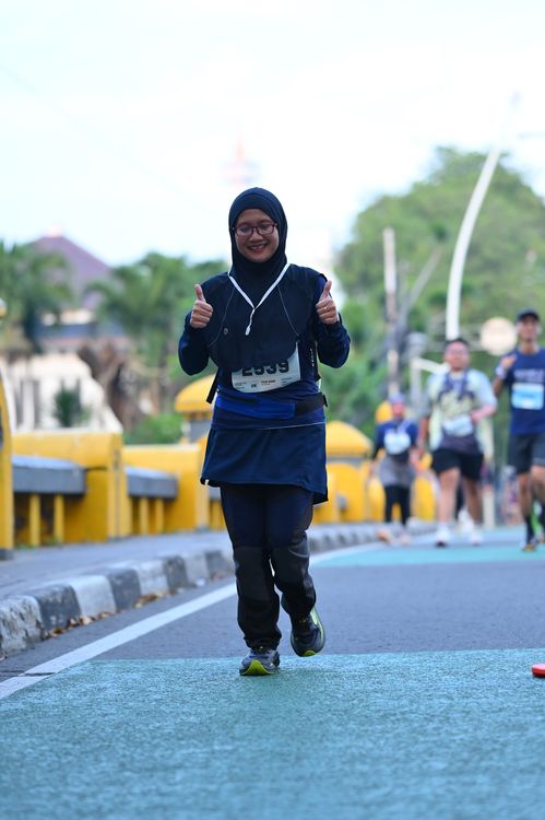 Race photo from KEMLU RUN 2025