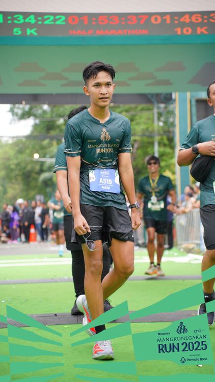 Race photo from Mangkunegaran Run 2025