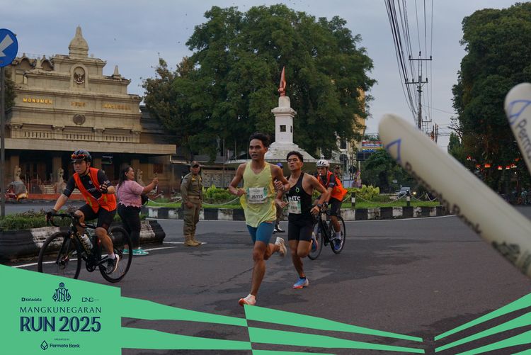 Race photo from Mangkunegaran Run 2025