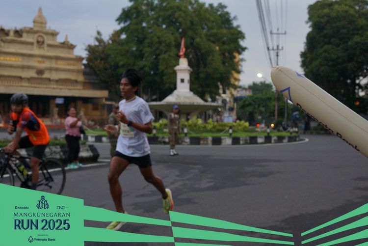 Race photo from Mangkunegaran Run 2025