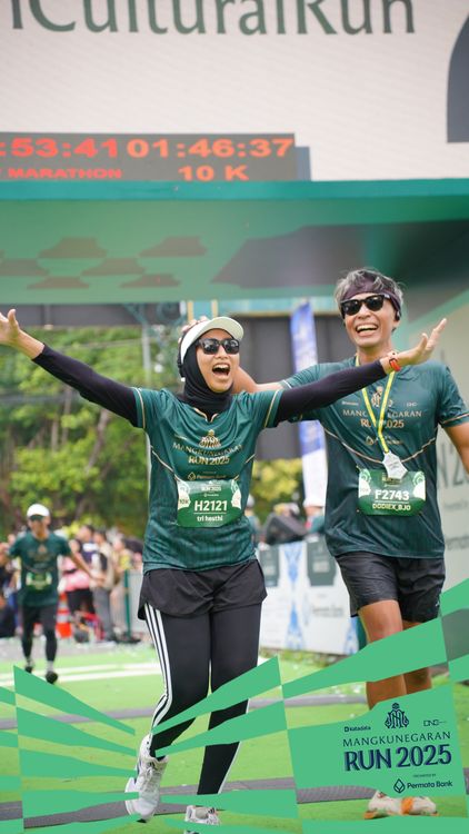 Race photo from Mangkunegaran Run 2025