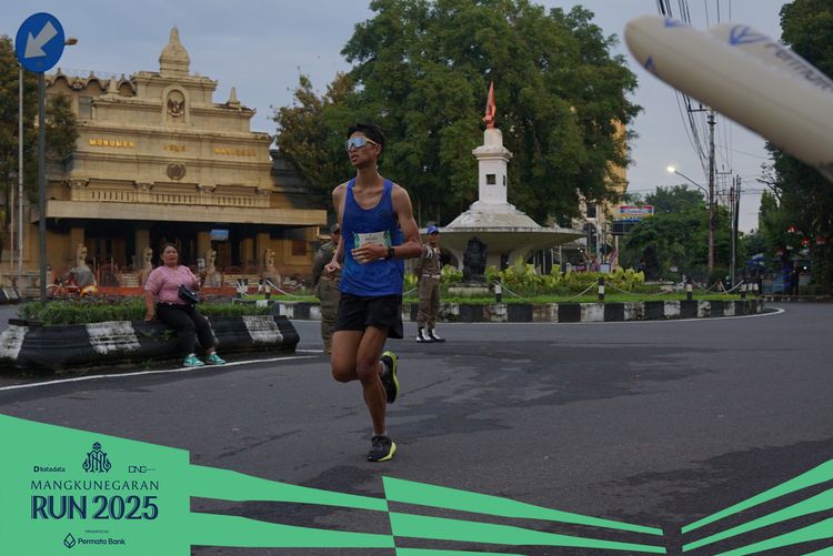 Race photo from Mangkunegaran Run 2025