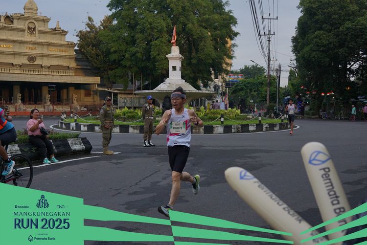 Race photo from Mangkunegaran Run 2025