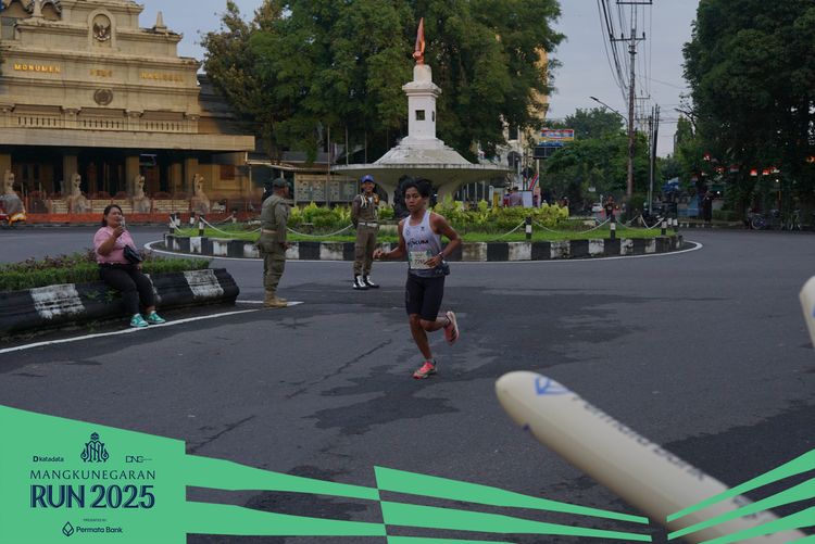 Race photo from Mangkunegaran Run 2025