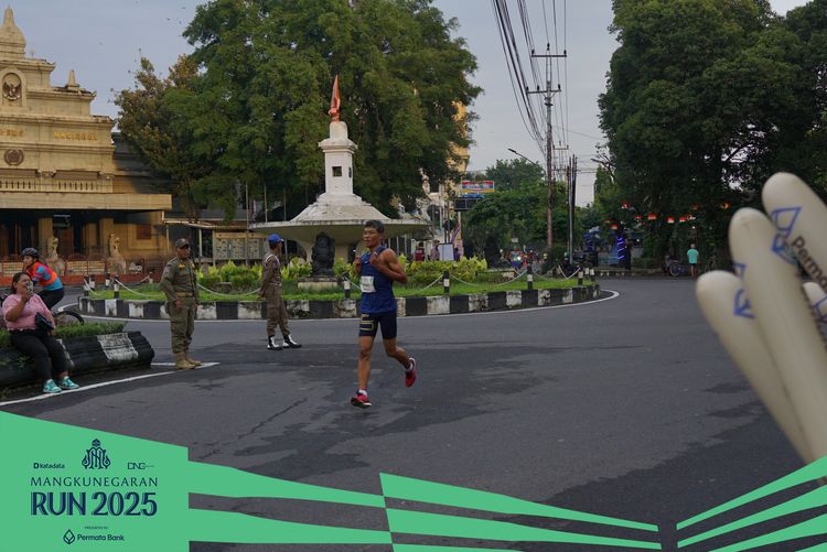 Race photo from Mangkunegaran Run 2025