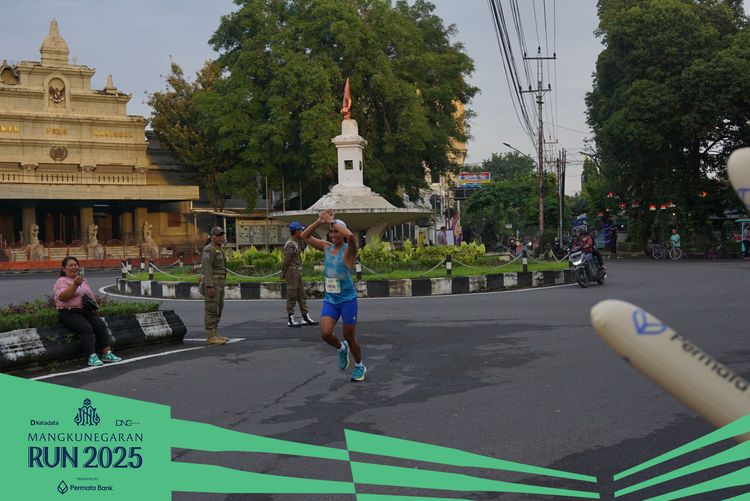 Race photo from Mangkunegaran Run 2025