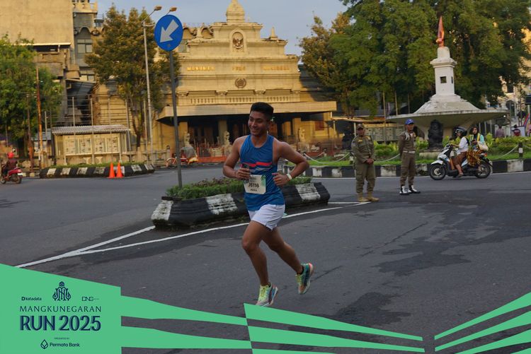 Race photo from Mangkunegaran Run 2025