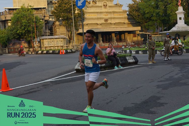 Race photo from Mangkunegaran Run 2025