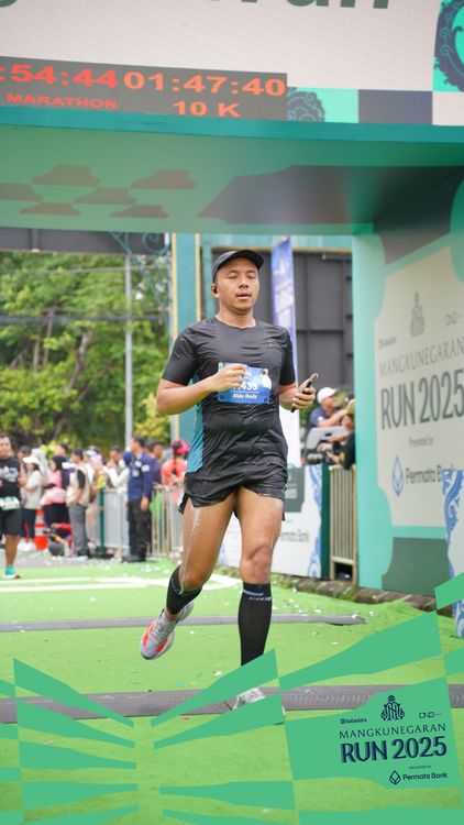 Race photo from Mangkunegaran Run 2025