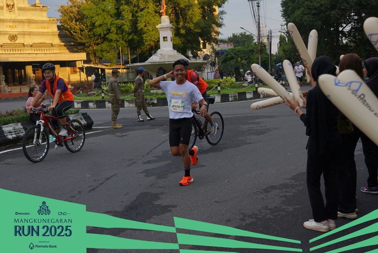 Race photo from Mangkunegaran Run 2025