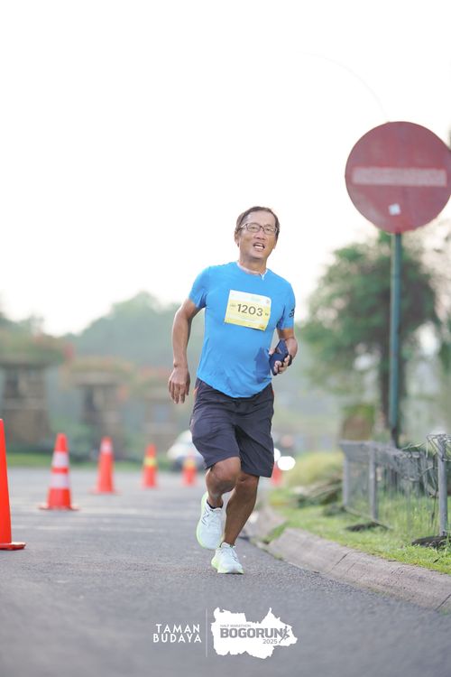 Race photo from Taman Budaya x BOGORUN 2025