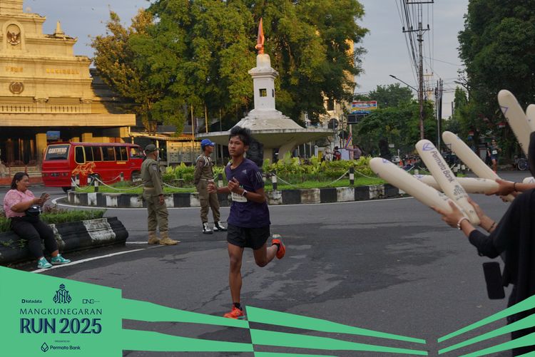 Race photo from Mangkunegaran Run 2025