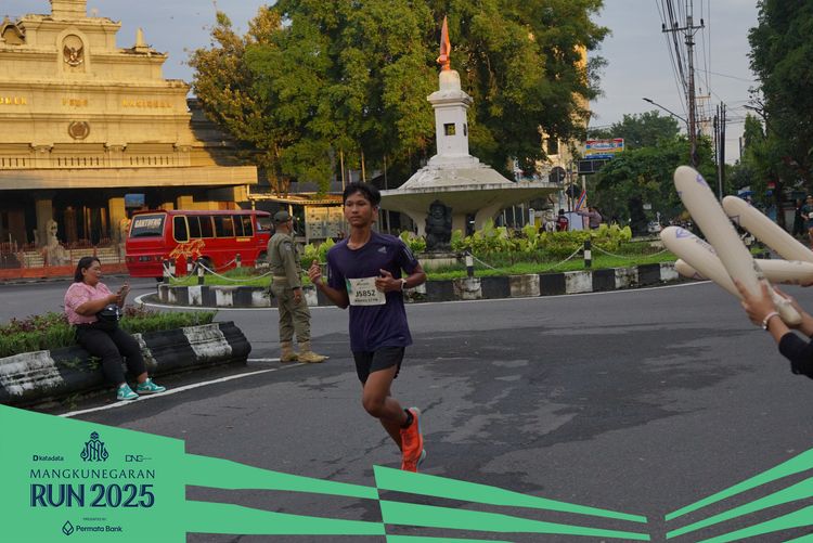 Race photo from Mangkunegaran Run 2025