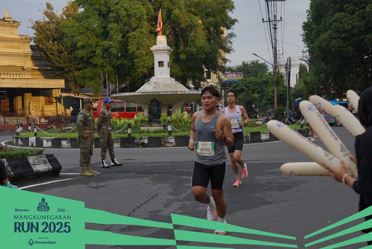 Race photo from Mangkunegaran Run 2025