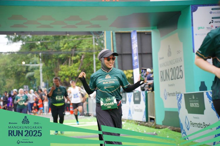 Race photo from Mangkunegaran Run 2025
