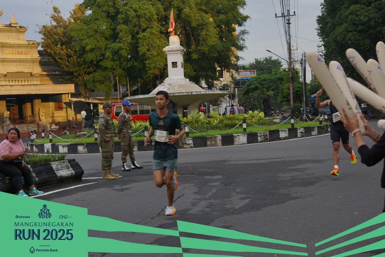 Race photo from Mangkunegaran Run 2025