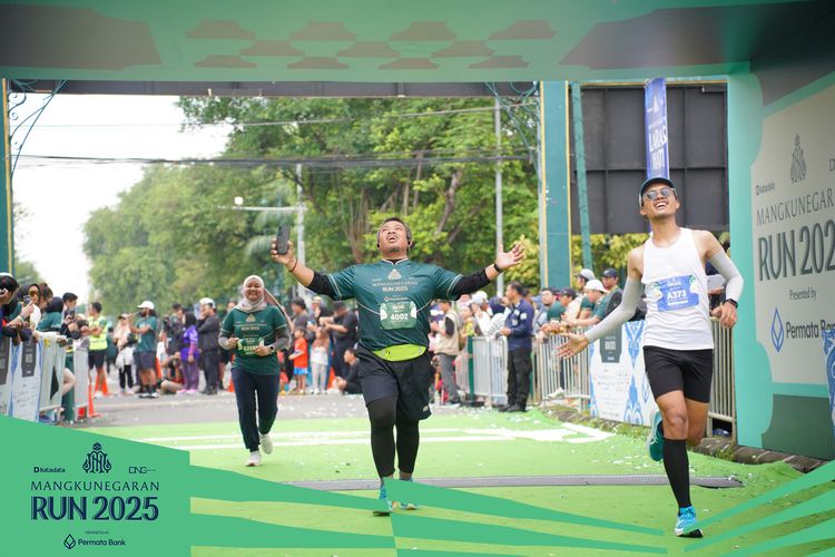 Race photo from Mangkunegaran Run 2025