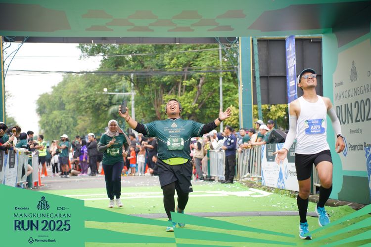 Race photo from Mangkunegaran Run 2025