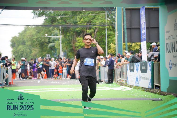 Race photo from Mangkunegaran Run 2025