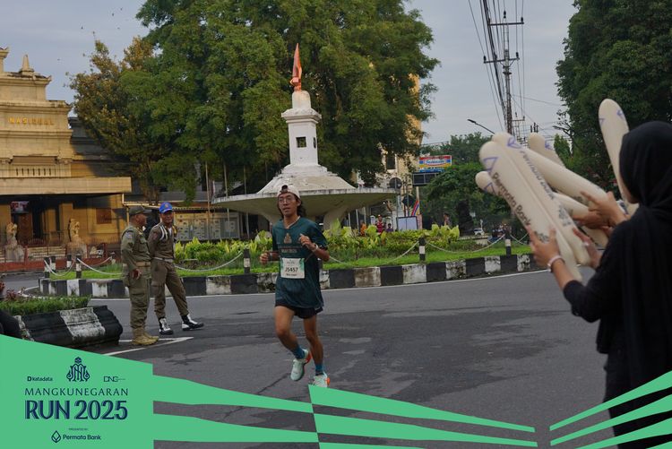 Race photo from Mangkunegaran Run 2025