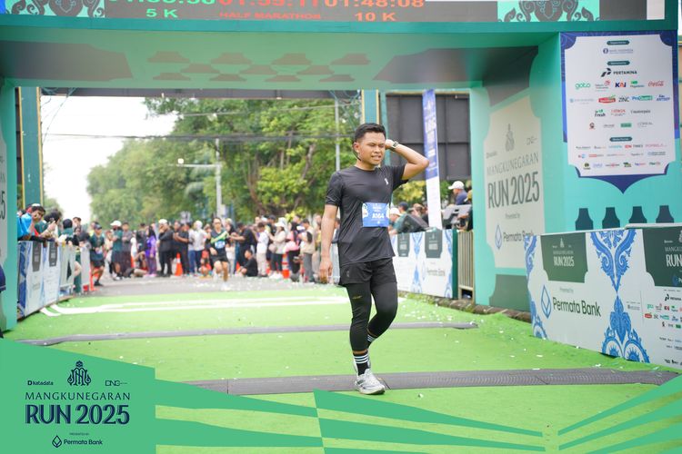 Race photo from Mangkunegaran Run 2025