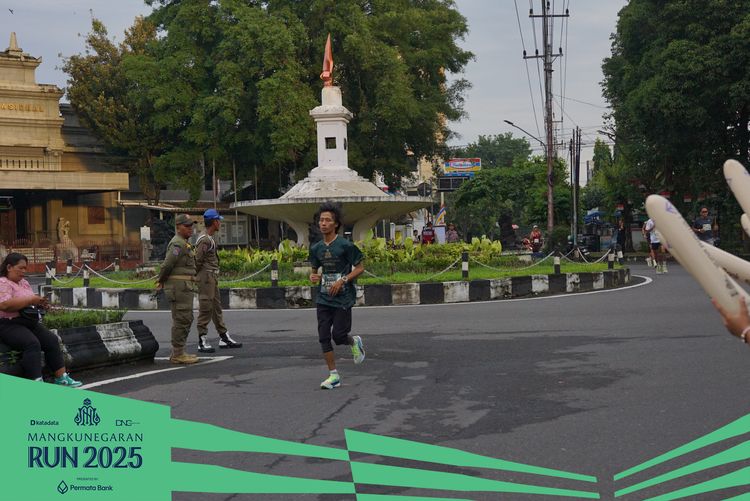 Race photo from Mangkunegaran Run 2025