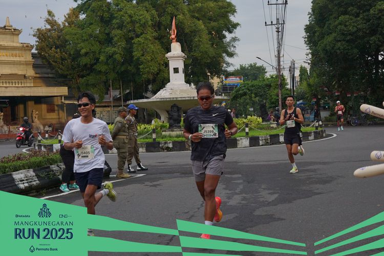 Race photo from Mangkunegaran Run 2025