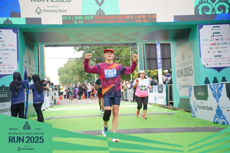 Race photo from Mangkunegaran Run 2025