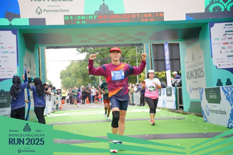 Race photo from Mangkunegaran Run 2025