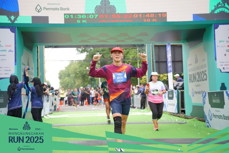Race photo from Mangkunegaran Run 2025