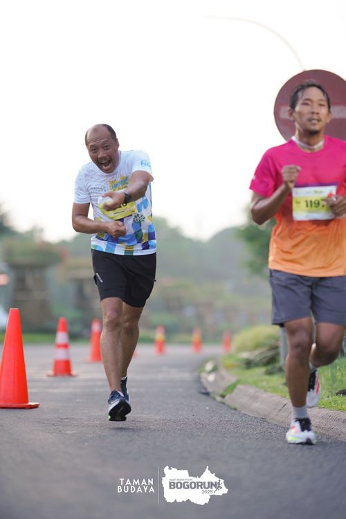 Race photo from Taman Budaya x BOGORUN 2025