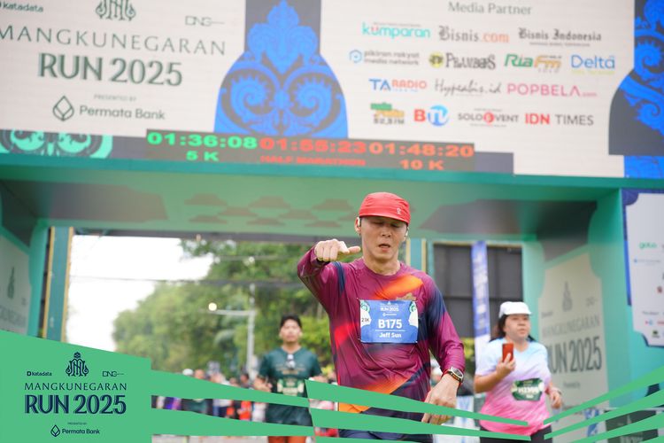 Race photo from Mangkunegaran Run 2025