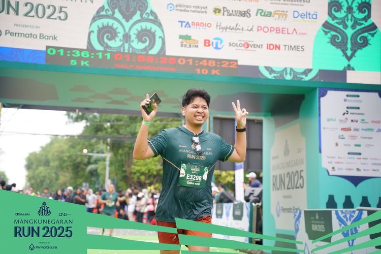 Race photo from Mangkunegaran Run 2025