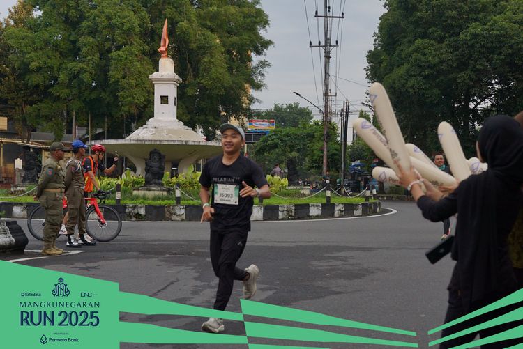 Race photo from Mangkunegaran Run 2025