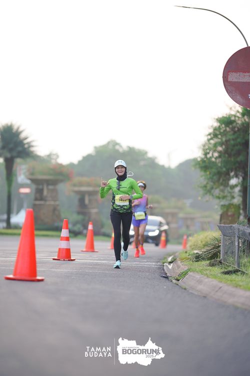 Race photo from Taman Budaya x BOGORUN 2025