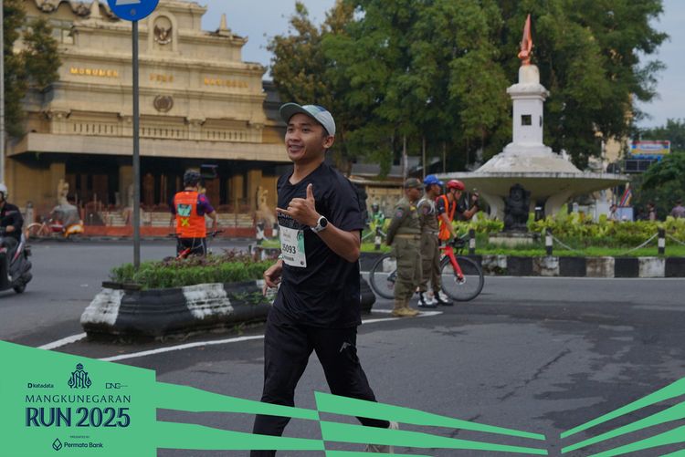 Race photo from Mangkunegaran Run 2025