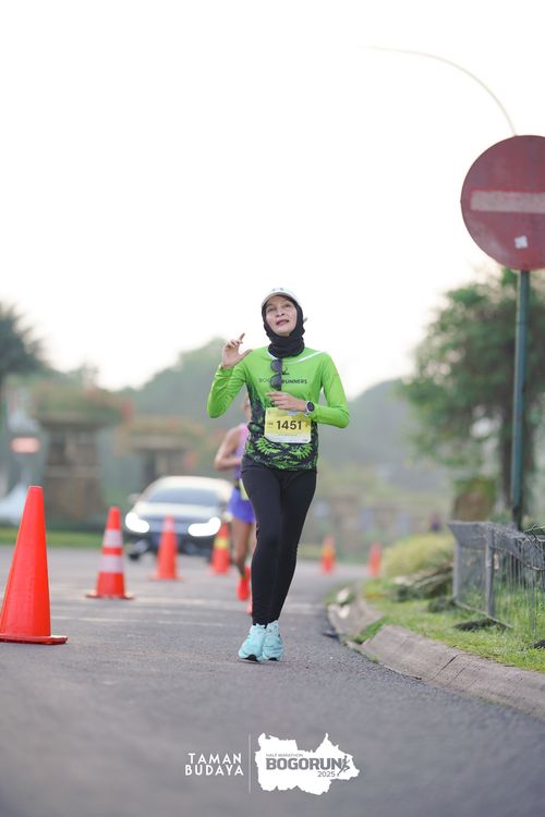 Race photo from Taman Budaya x BOGORUN 2025