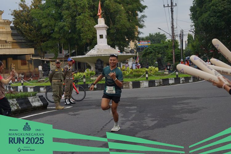 Race photo from Mangkunegaran Run 2025
