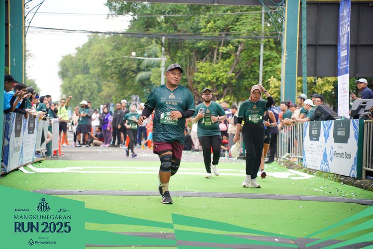 Race photo from Mangkunegaran Run 2025