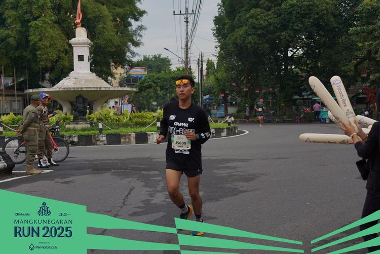 Race photo from Mangkunegaran Run 2025