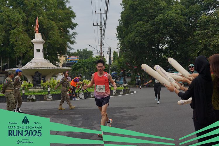 Race photo from Mangkunegaran Run 2025