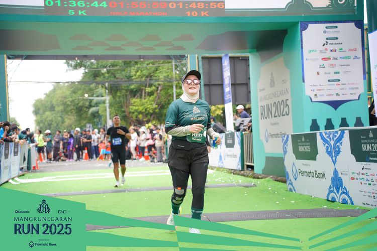 Race photo from Mangkunegaran Run 2025