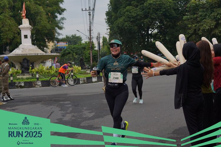 Race photo from Mangkunegaran Run 2025