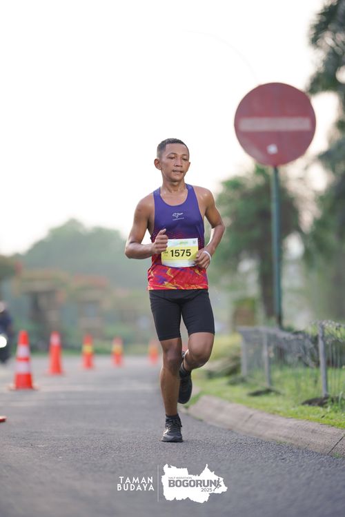 Race photo from Taman Budaya x BOGORUN 2025